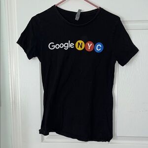 Google Black Graphic T-Shirt